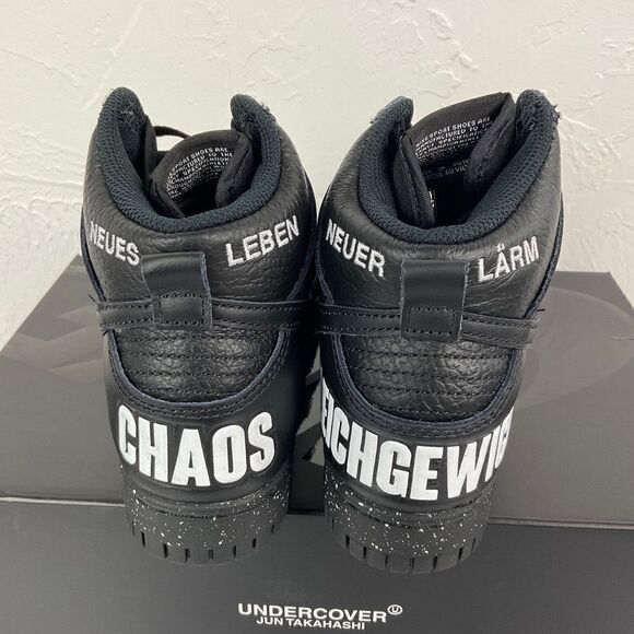 Nike Dunk High 1985 x Undercover Chaos Jun Takahashi Sneakers 4.5M 6W - Picture 4 of 10